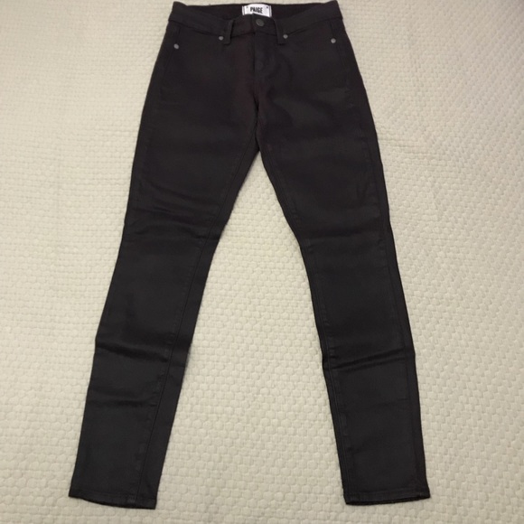 Paige Verdugo Luxe-Coated Ultra-Skinny Ankle Jeans - Picture 4 of 10